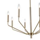 8-Light Chandelier Ceiling Light in Modern Gold 