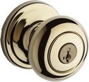 SmartKey&reg; Entry Knob in Polished Brass