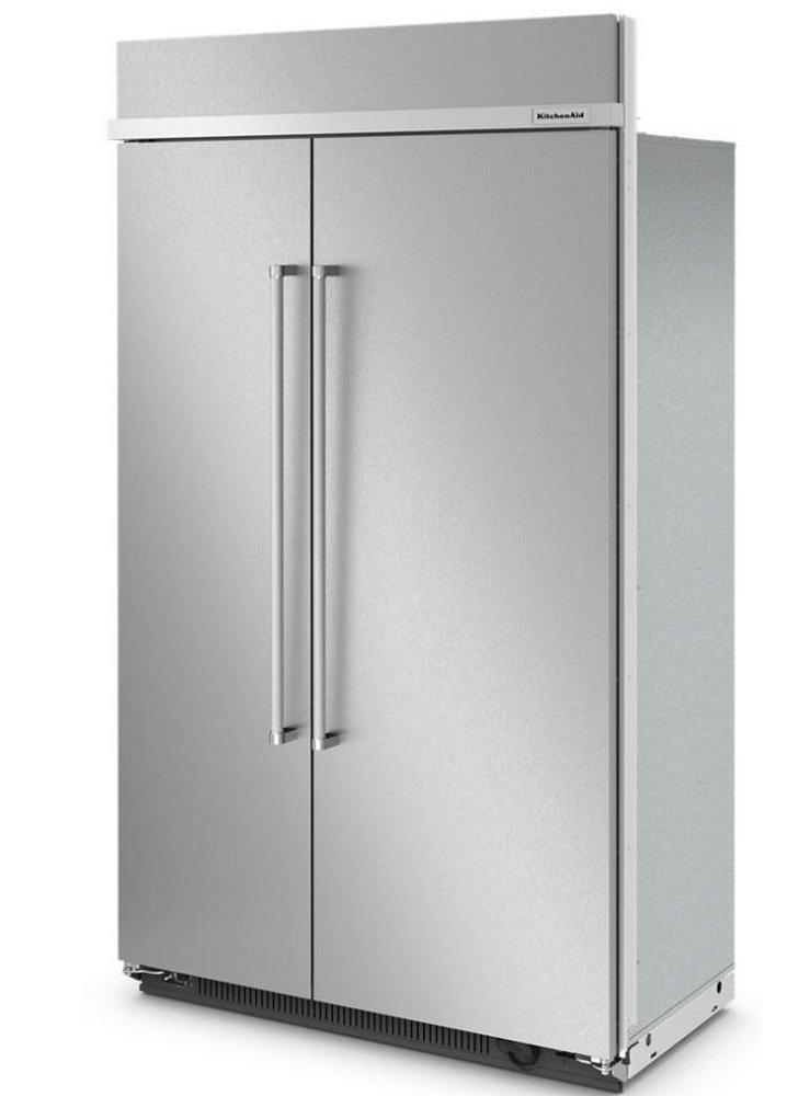 KitchenAid PrintShield Stainless Steel 30 cu. ft. Side-By-Side Refrigerator 