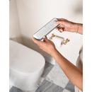 Moen White Elongated Toilet Bowl 