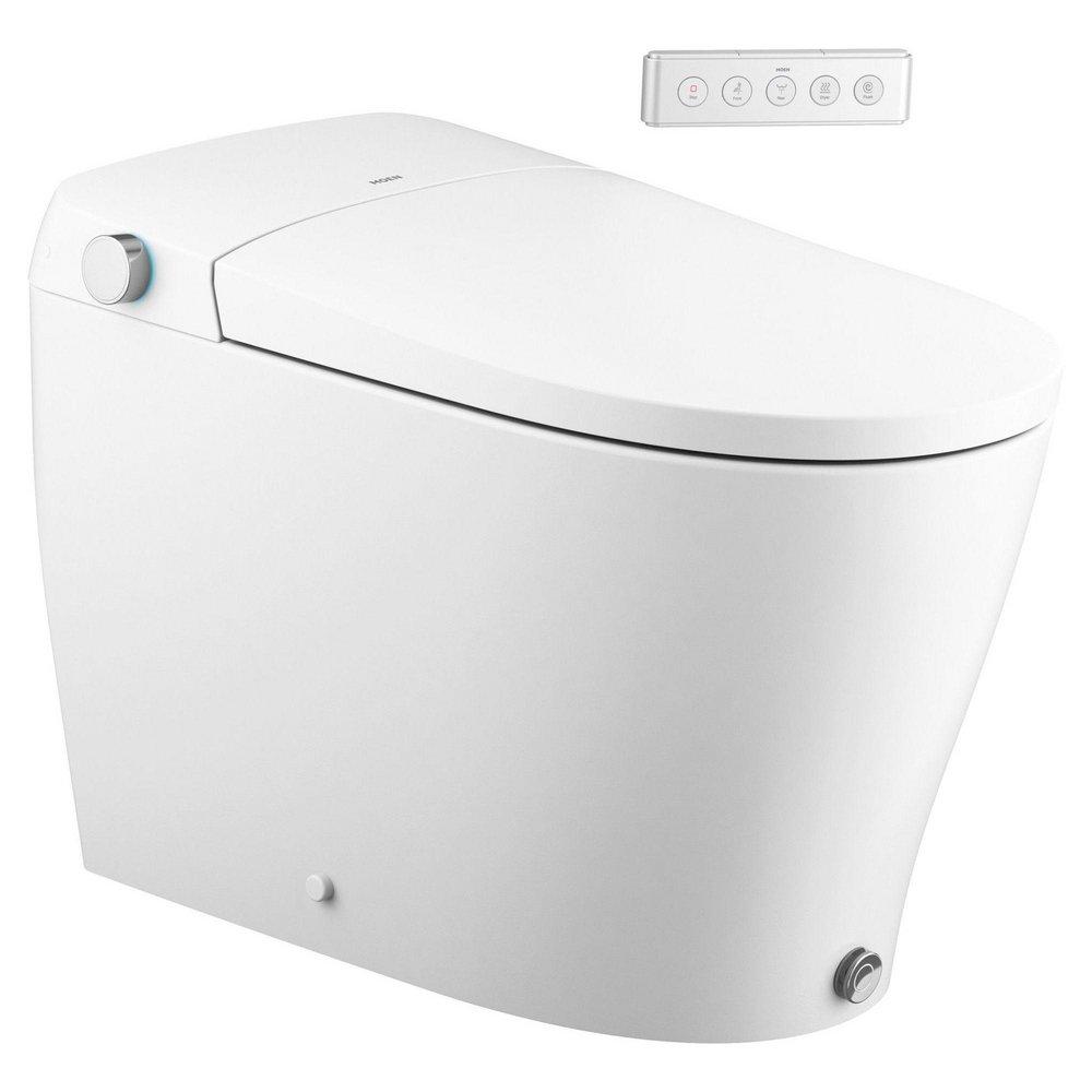 Moen White Elongated Toilet Bowl 