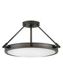 20W 4-Lights E12 LED Semi-Flush Mount Ceiling Fixture in Black Oxide