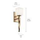 WALL SCONCE 1LT 