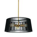 Kichler Lighting Black 75W 3-Light Medium E-26 Incandescent Pendant Light 