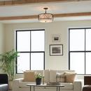 Kichler Lighting Black 75W 3-Light Medium E-26 Incandescent Pendant Light 