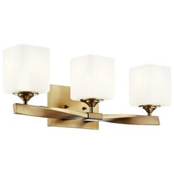 75W 3-Light Medium E-26 Incandescent Vanity Fixture in Champagne Bronze&trade;