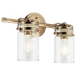 75W 2-Light Medium E-26 Vanity Fixture in Champagne Bronze
