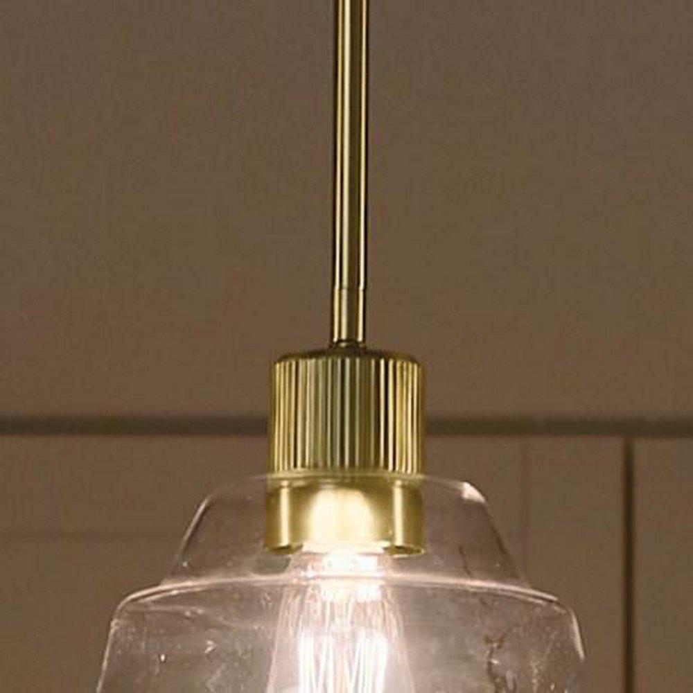 Kichler Lighting Brushed Brass 75W 1-Light Medium E-26 Incandescent Pendant Light 