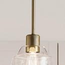 Kichler Lighting Brushed Brass 75W 1-Light Medium E-26 Incandescent Pendant Light 