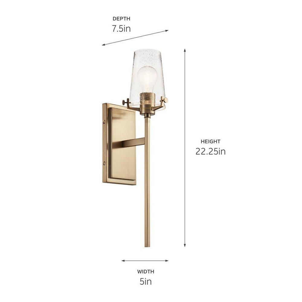 WALL SCONCE 1LT 