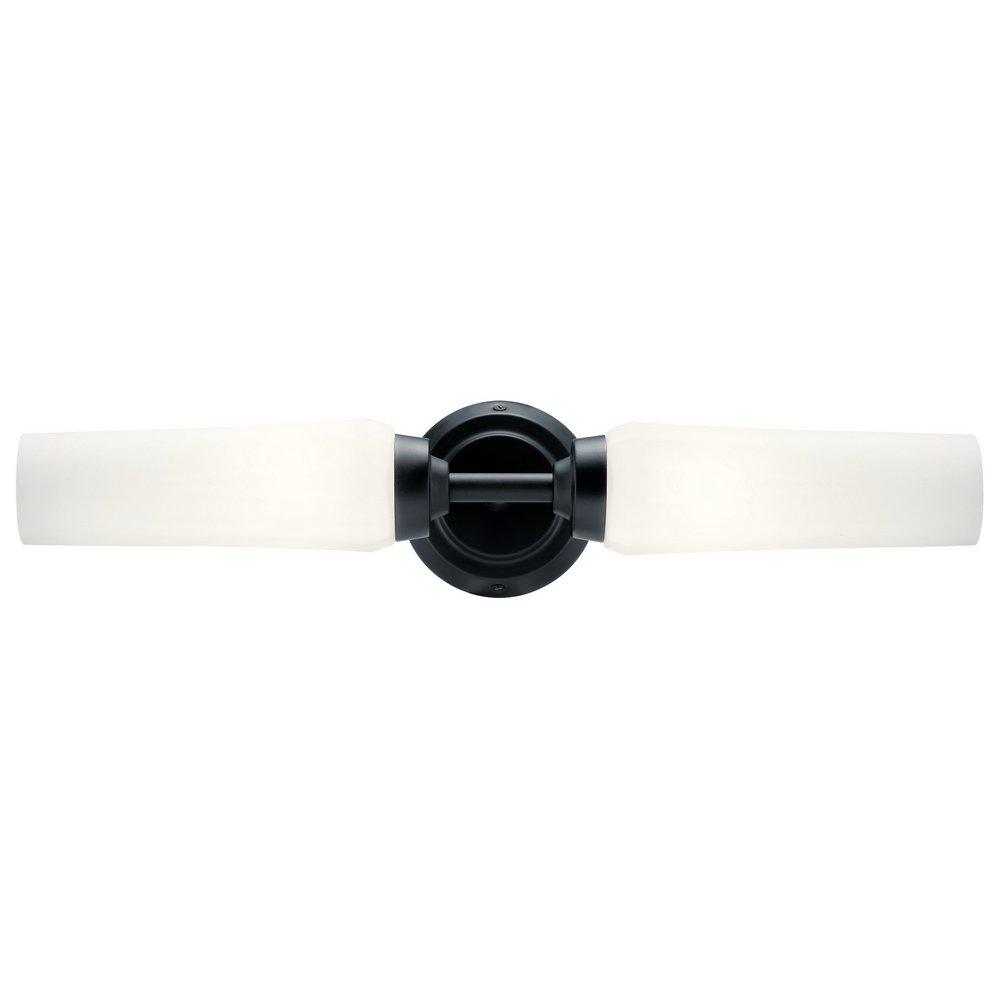 Kichler Lighting Black 50W 2-Light Bi-Pin G9 Vanity Fixture 