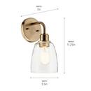 WALL SCONCE 1LT 