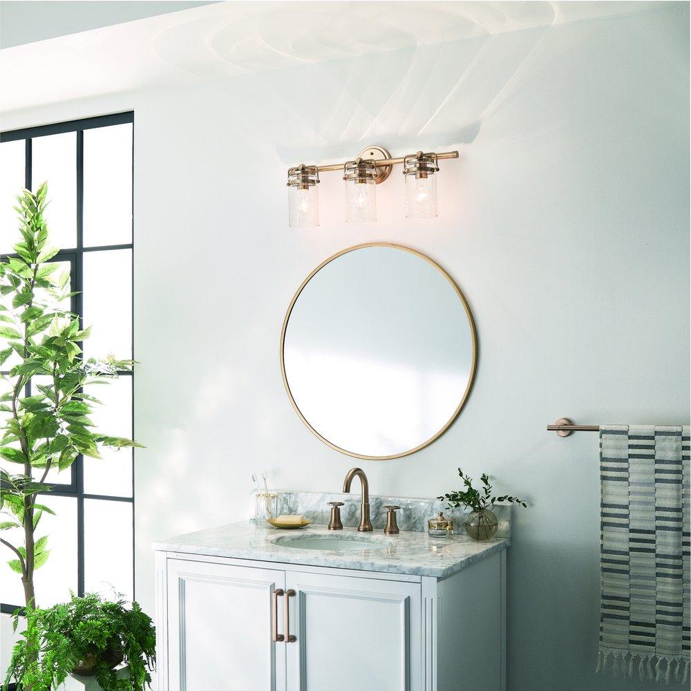 Kichler Lighting Champagne Bronze 75W 3-Light Medium E-26 Vanity Fixture 