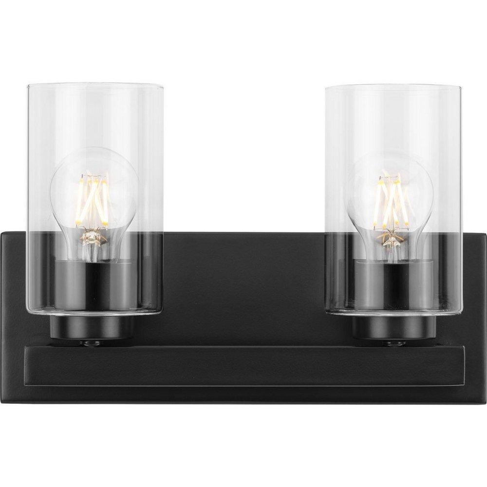 GOODWIN COLLECTION TWO-LIGHT MATTE BLACK MODERN VA 