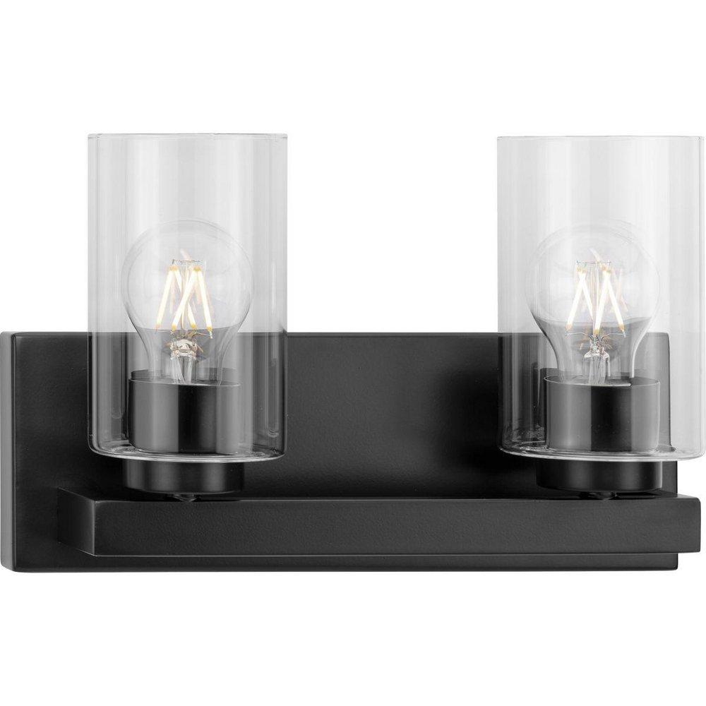 GOODWIN COLLECTION TWO-LIGHT MATTE BLACK MODERN VA 