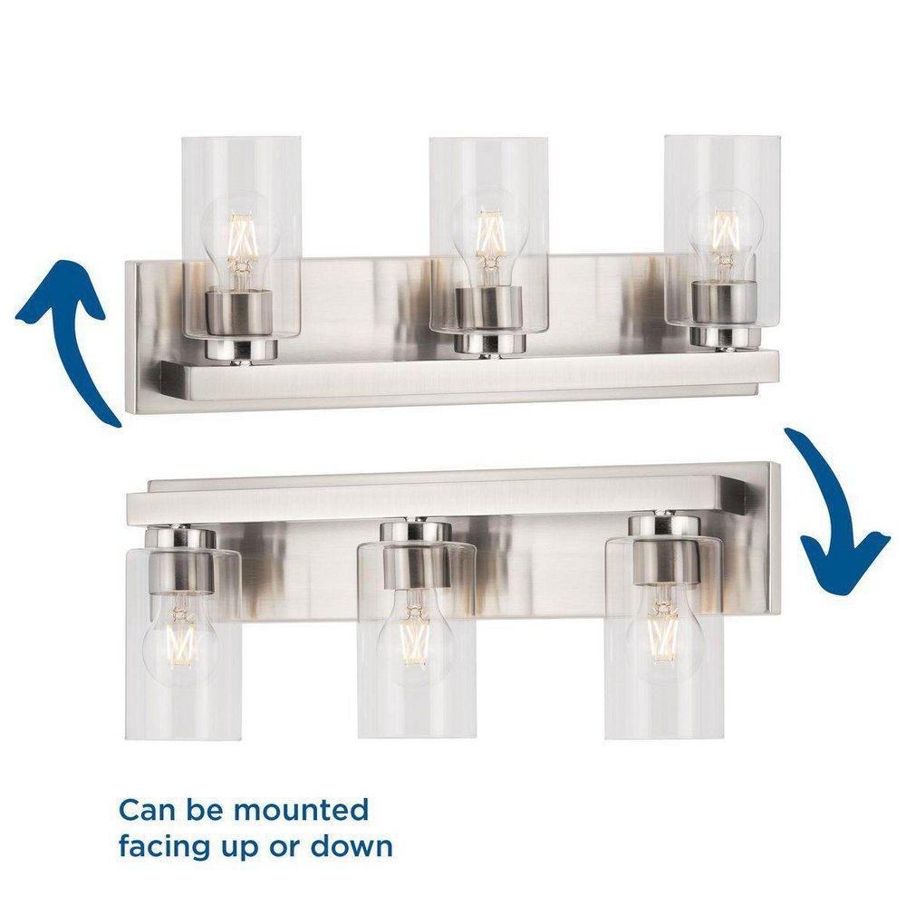 GOODWIN COLLECTION THREE-LIGHT BRUSHED NICKEL MODE 