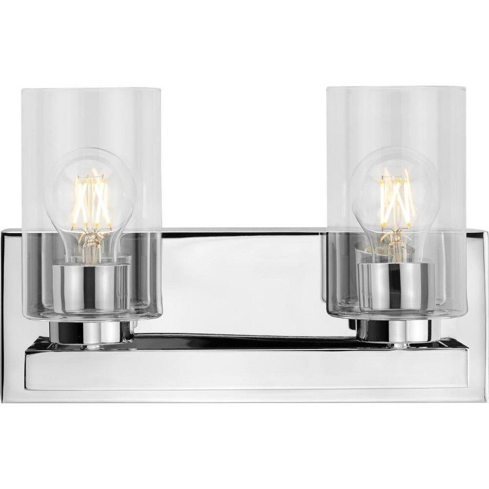 GOODWIN COLLECTION TWO-LIGHT POLISHED CHROME MODER 