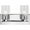 GOODWIN COLLECTION TWO-LIGHT POLISHED CHROME MODER 