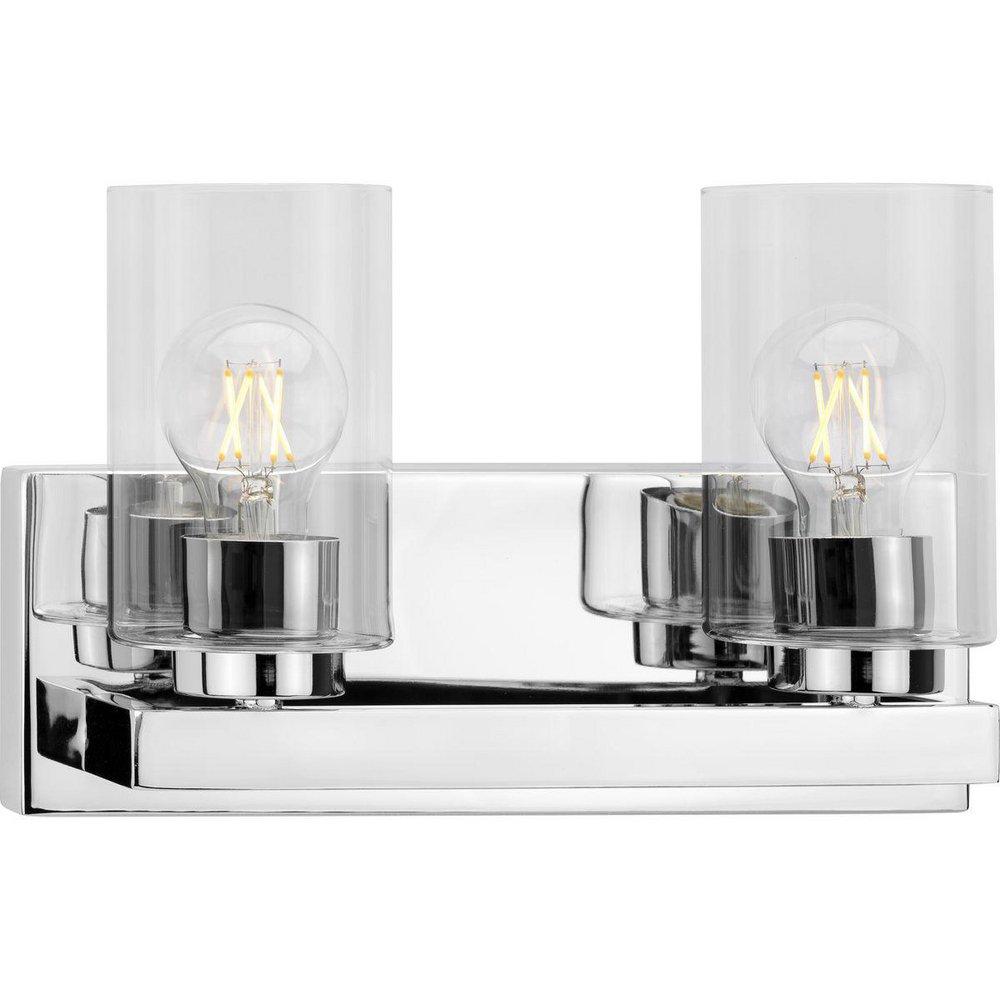 GOODWIN COLLECTION TWO-LIGHT POLISHED CHROME MODER 