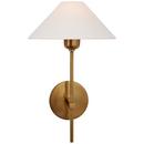 1-Light 40W 14 in. Wall Sconce in Hand-Rubbed Antique Brass