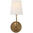 Visual Comfort & Co. Signature Hand-Rubbed Antique Brass 1-Light 40W 14 in. Wall Sconce