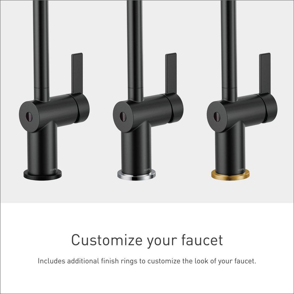 Moen Matte Black Single Handle Pull Down Kitchen Faucet 