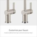 Single Handle Pull Down Kitchen Faucet in Spot Resist Stainless 