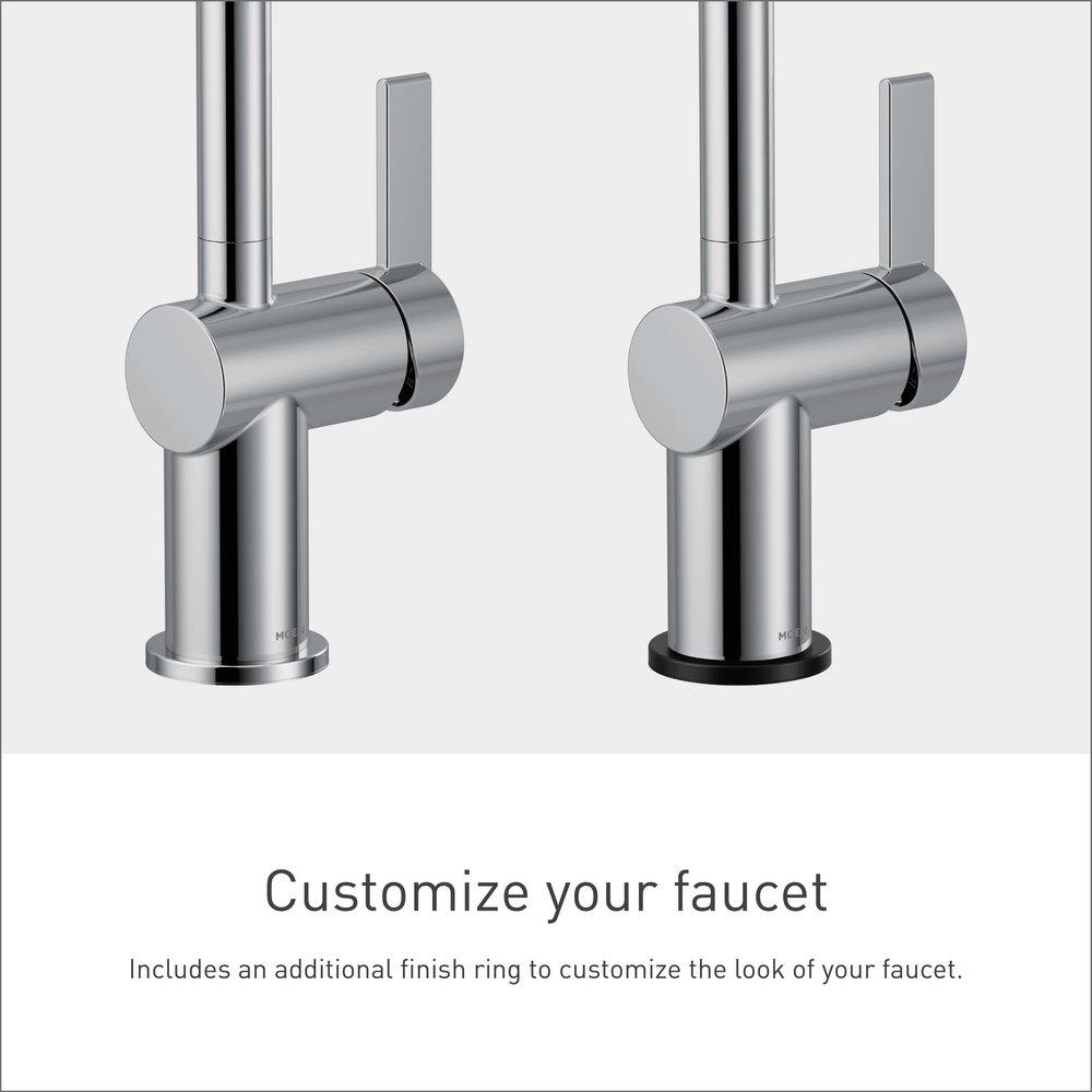 Moen Chrome Single Handle Pull Down Voice Activated Kitchen Faucet 