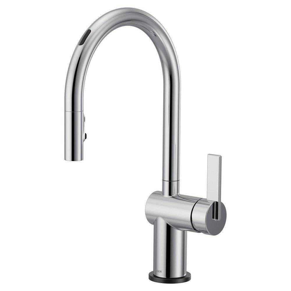 Moen Chrome Single Handle Pull Down Voice Activated Kitchen Faucet 