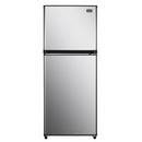 Avanti Stainless Steel 10 cu. ft. Top Mount Freezer Refrigerator 