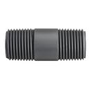 3/4 in. x Close MIPT Schedule 80 PVC Close Nipple in Grey