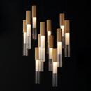 REEDS 12 LIGHT LED PENDANT GOLD 