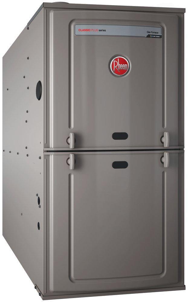 Rheem 80.00% AFUE - Horizontal/Upflow - ECM - Furnace 
