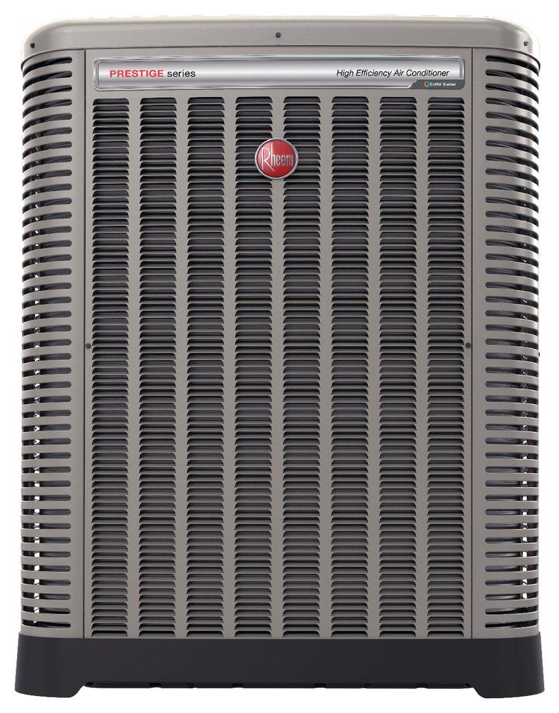 Rheem 18 SEER R-410A Variable Stage Air Conditioner Condenser 