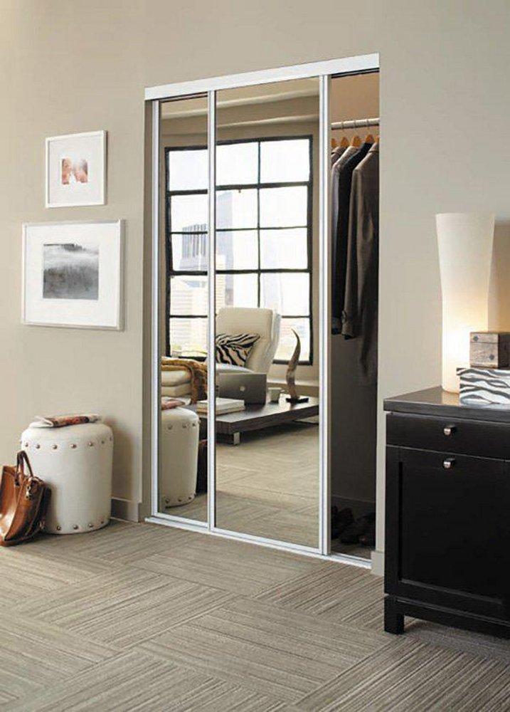 96 x 81 in. Bypass Door with Mirror 