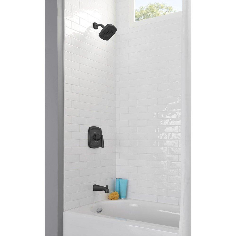 American Standard Matte Black Single Handle Shower Faucet (Trim Only) 