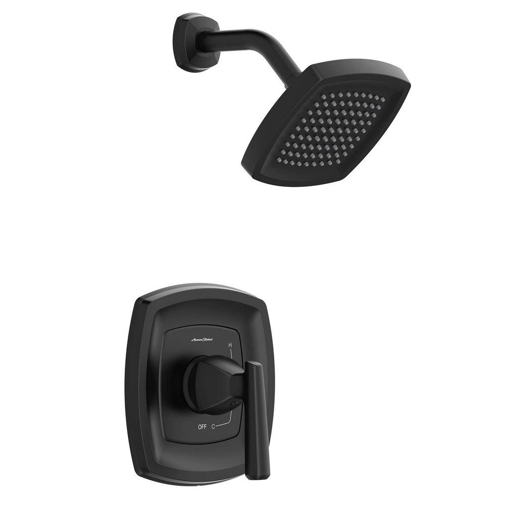 American Standard Matte Black Single Handle Shower Faucet (Trim Only) 