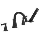 EDGEMERE BATHTUB FAUCET WITH LEVER HANDLES AND PERSONAL SHOWER FOR FLASH ROUGH-IN VALVE 