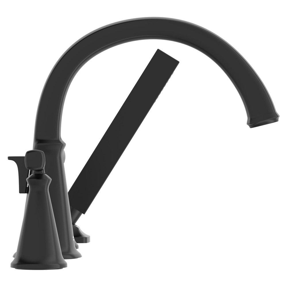 EDGEMERE BATHTUB FAUCET WITH LEVER HANDLES AND PERSONAL SHOWER FOR FLASH ROUGH-IN VALVE 