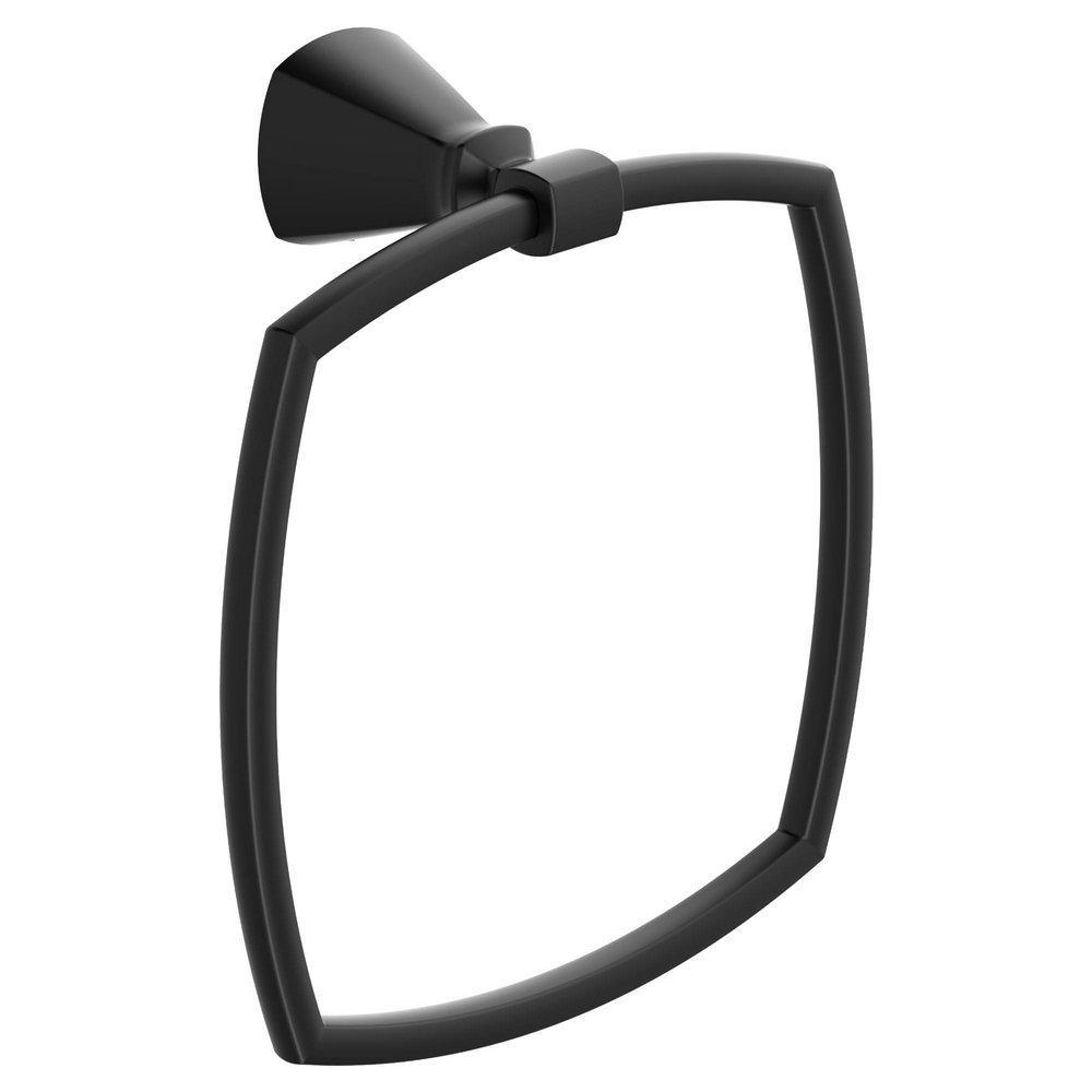 American Standard Matte Black Specialty Closed Towel Ring 
