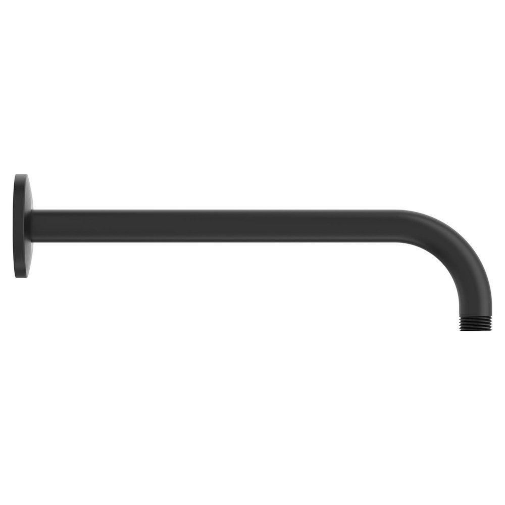 12 WALL MOUNT SHOWERHEAD ARM *RAIN MATTE BLACK 