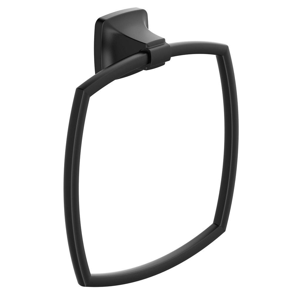 American Standard Matte Black Towel Ring 