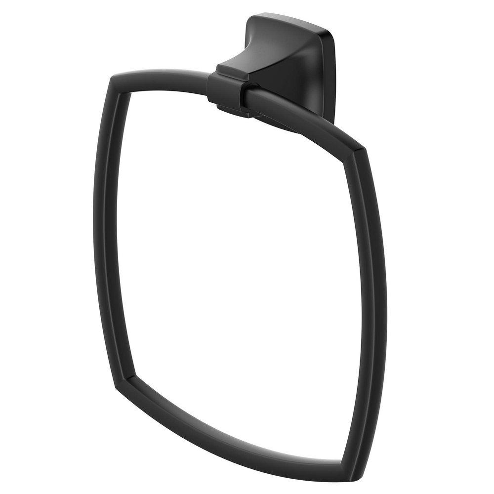 American Standard Matte Black Towel Ring 