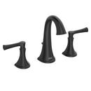 American Standard Matte Black Two Handle Widespread Bathroom Sink Faucet 