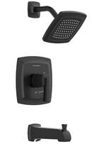 American Standard Matte Black Single Handle Single Function Bathtub & Shower Faucet (Trim Only) 