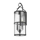 Troy Lighting Textured Black 60W 2-Light 20 in. Outdoor Wall Sconce 