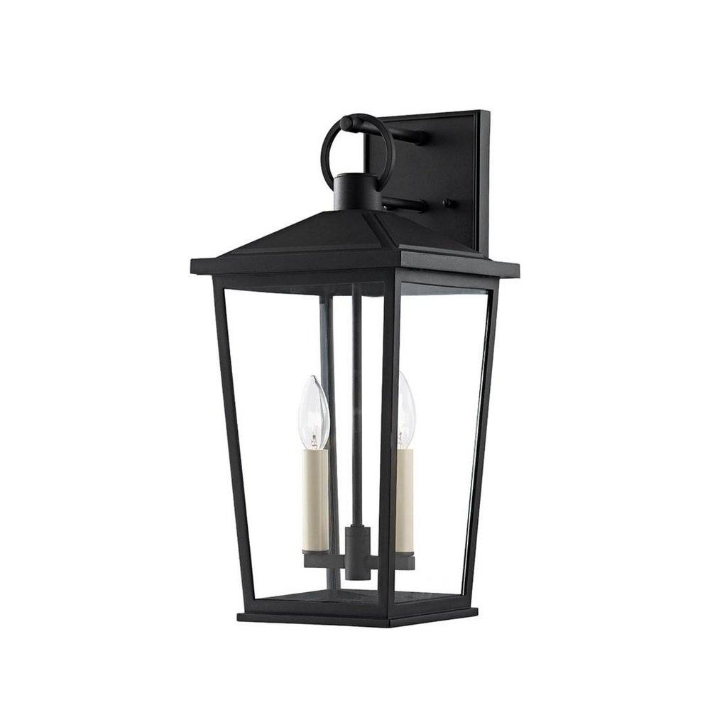 Troy Lighting Textured Black 60W 2-Light 20 in. Outdoor Wall Sconce 