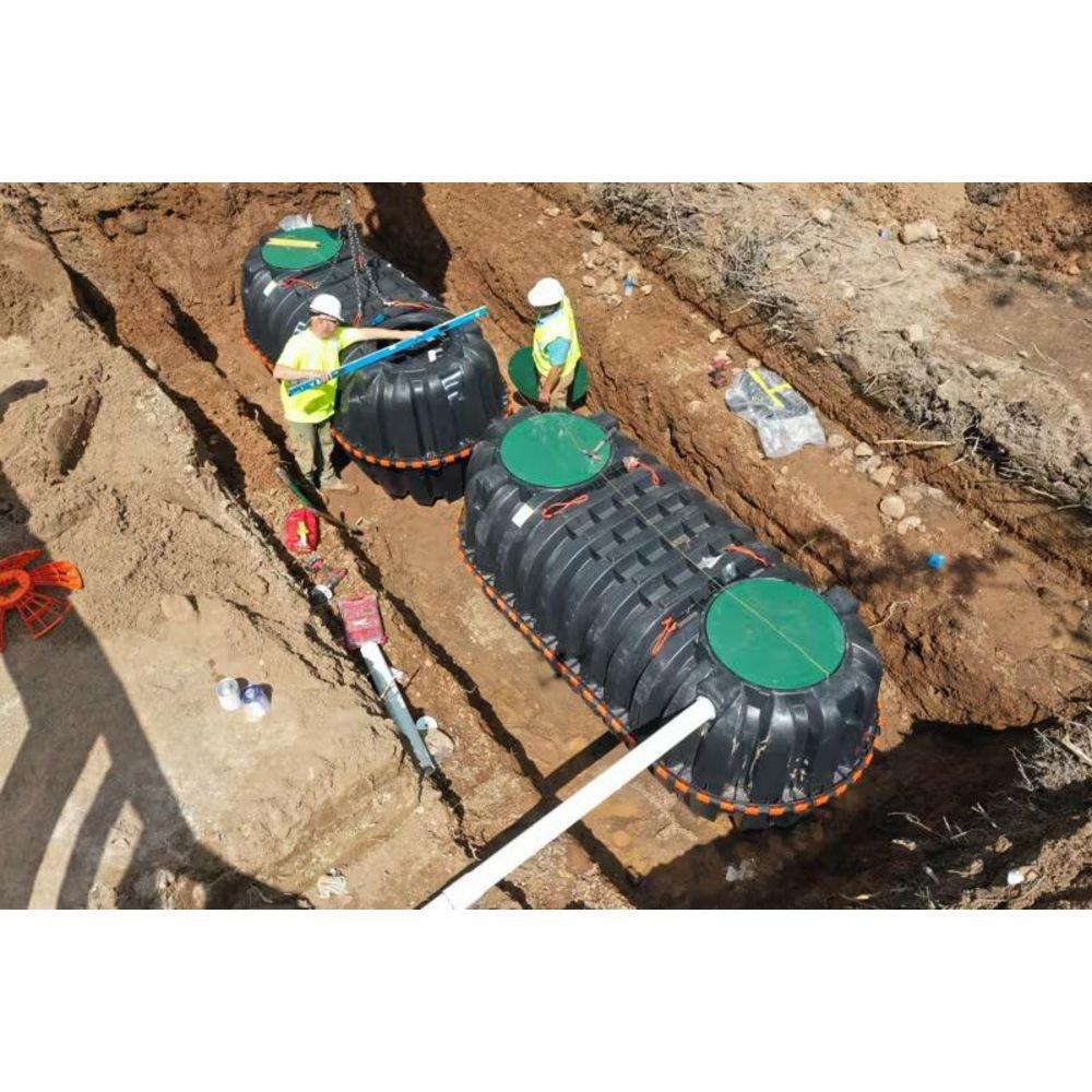 CM-10601P Compact Compression Molded Polypropylene Septic Tank and Plumbing 