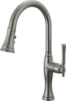 Single Handle Pull Down Kitchen Faucet in Brilliance® Luxe Steel®
