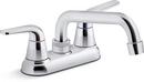 Two Handle Lever Faucet in Polished Chrome